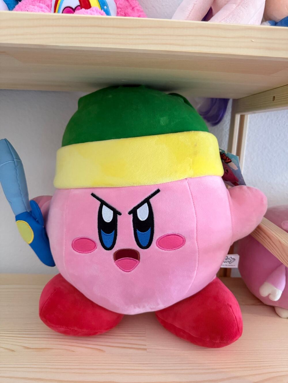 Large Nintendo Kirby 16" Plush Swordsman Kirby as Link from Legend of Zelda NWT